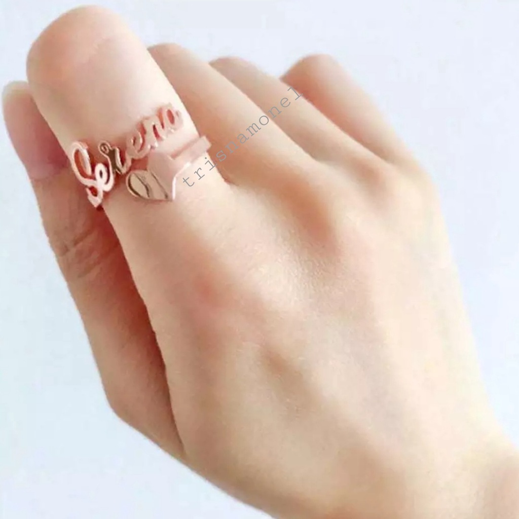 CINCIN CUSTOM NAMA SIZE ANAK DAN DEWASA