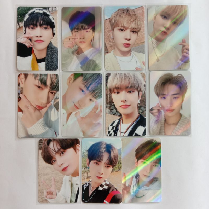 Photocard/PC Ateez Hongjoong Yunho San Mingi Jongho Yeosang Oty