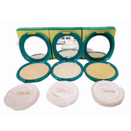 ^ KYRA ^ Skiva Beauty Powder Bedak Padat De Luxe Dan G55 Merah Hijau Kuning - Netto 20 gr