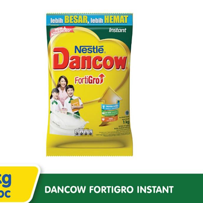 

️✔️✔️ DANCOW Fortigro Susu Bubuk Susu Anak Instant Pouch 1kg 