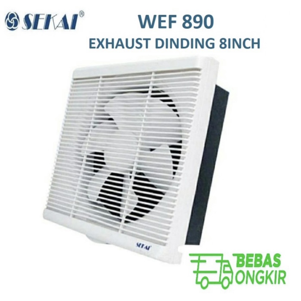 SEKAI WALL EXHAUST FAN WEF890 8 INCH (20 CM)