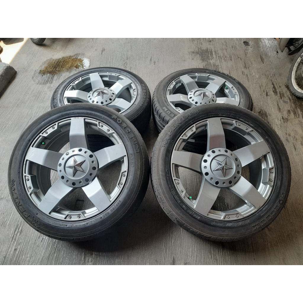 Velg Mobil Ring 20 Bekas Rasta Pcd 6x139,7 Silver