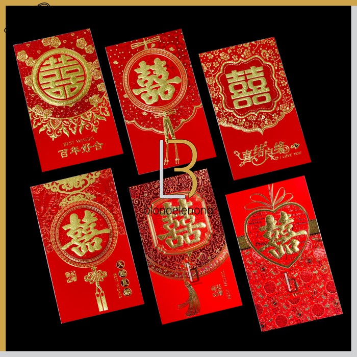 

Menakjubkan Angpao Hongbao Angpau Uang Susu Sangjit Wedding Lamaran Shuangxi Jumbo Limited