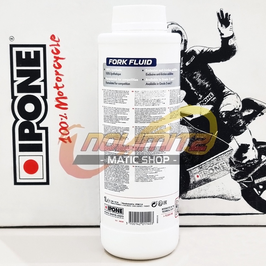 Fork Oil IPONE Oli Shock Depan Grade 7 Racing Synthetic Plus 1L