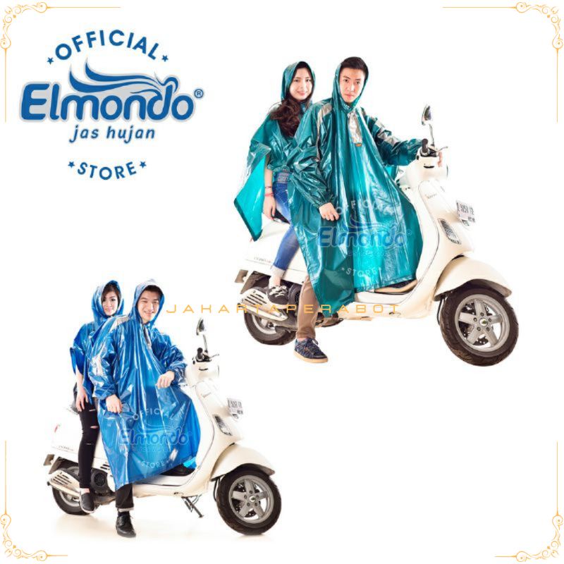 Elmondo Jas Hujan Poncho Lengan Funtastic 708 2 in 1