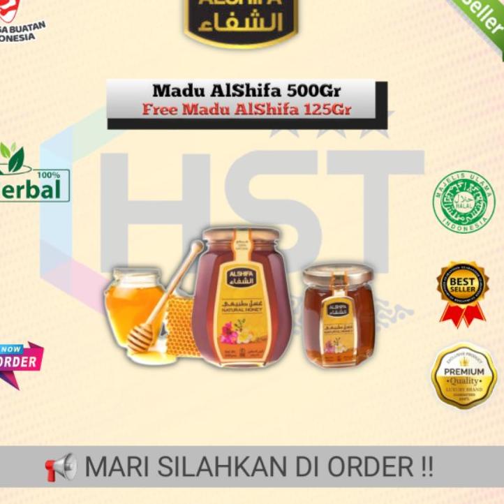 

COD✔️Madu Alshifa 500gr Free 125gr, Madu Al Shifa Original\Madu 500gr\ Madu \ Madu Sehat \ Madu Manis \ Madu alami \ Madu asli \ Madu al shifa \ Madu olesan|SQ7