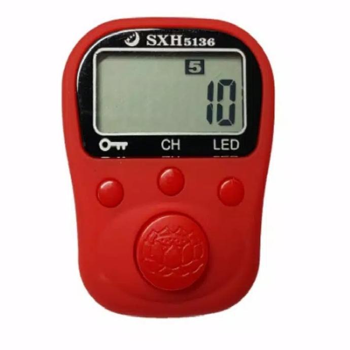 New Tasbih Digital Led Rechargeable 5 Channel 6 Digits Stormemey
