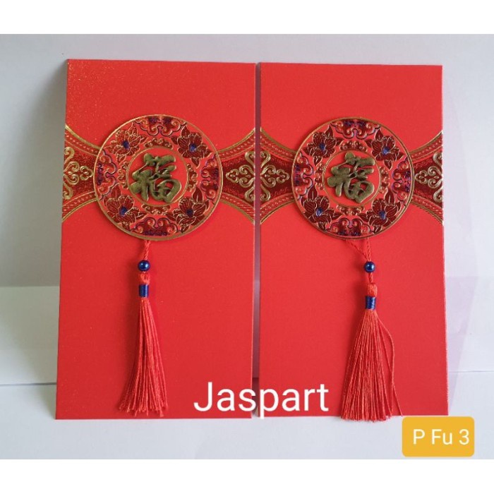 

Sale Angpao Panjang Elegan Fu Timbul 3D Dari Logam Diskon