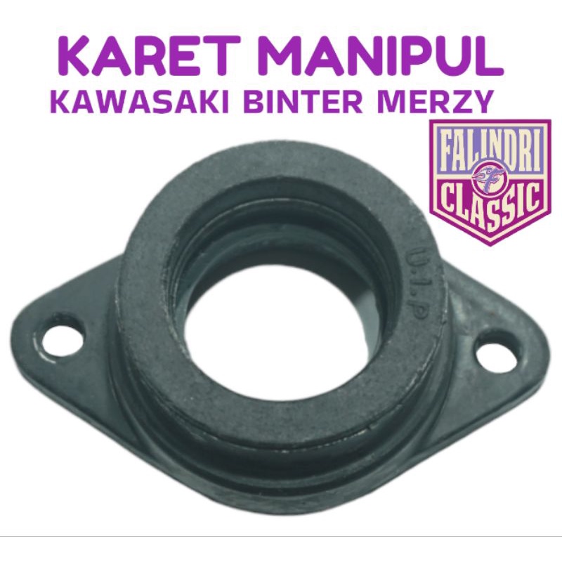 Karet Manipol Manifold Karbu Kawasaki Binter Merzy