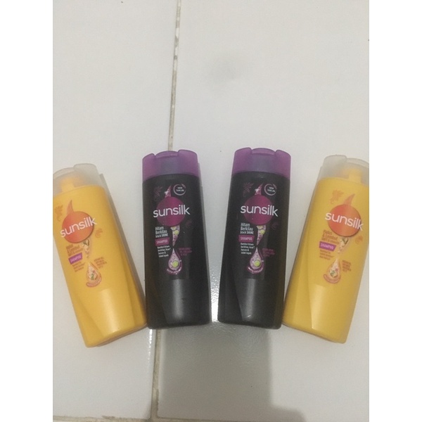 Sampo Sunsilk 70 ml hitam dan kuning