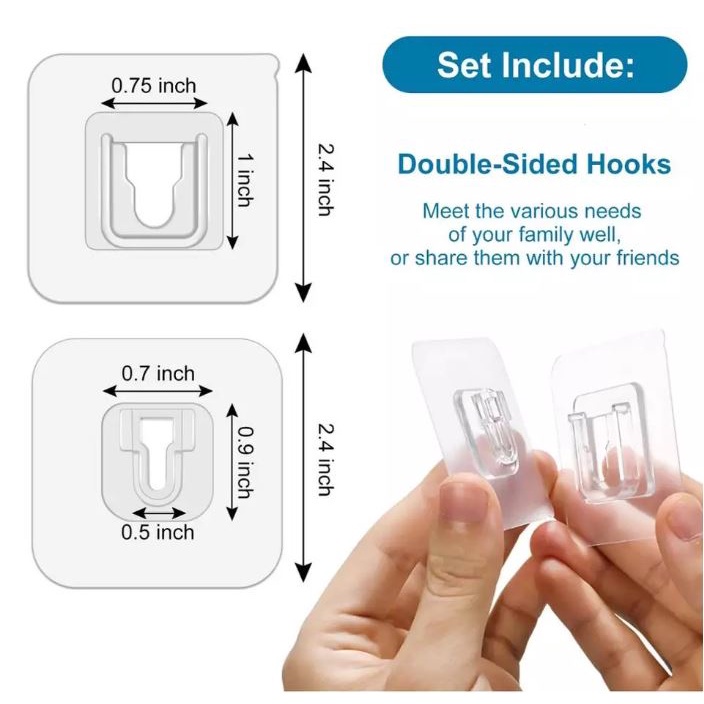 KeiKei Gantungan DOUBLE HOOK Serbaguna Praktis Multifungsi