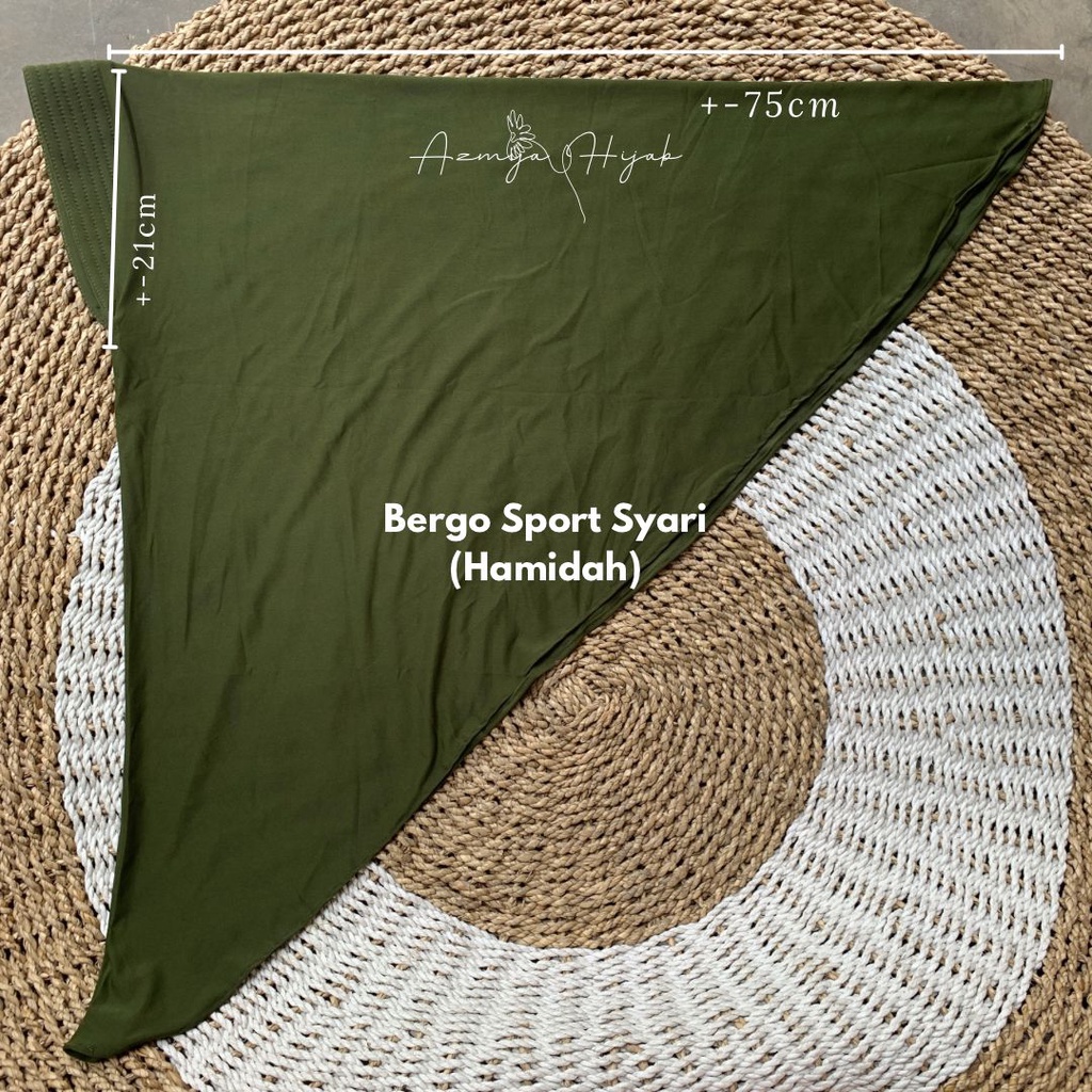 Hijab Instan - BERGO SPORT JERSEY PREMIUM Bergo Volley Daily Pet Syari HAMIDAH ZHANITA