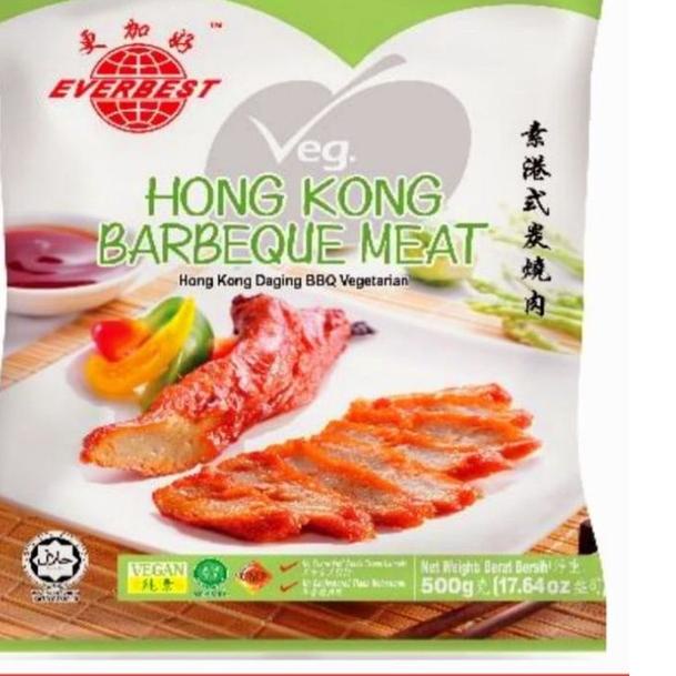 

10.10 BIG SALE FASION Everbest Hongkong Barbeque Meat Vegan 500g Char Siew/Cha Siu Shao BBQ murah