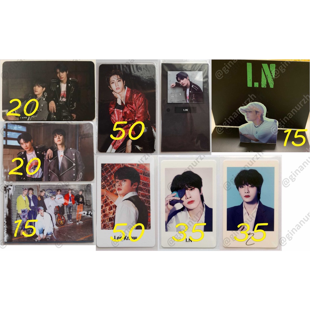Straykids SKZ All Era GoLive, InLife, All In, Scars - Vocal Racha, Lee Know, Hyunjin pop up card noe