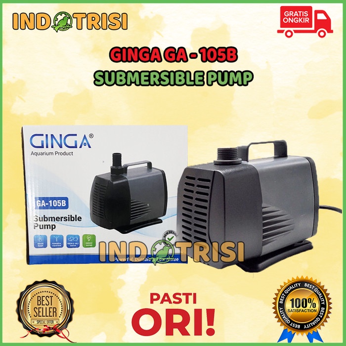 Pompa Kolam Ikan Low Watt Ginga GA 105B Pompa Koi Filter Submersible