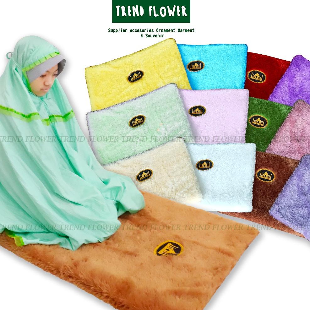 ㊞ SAJADAH ANAK KARPET BULU RASFUR PREMIUM 55 X100 CM TEBAL HALUS RASFUR AMBAL SHALAT セ