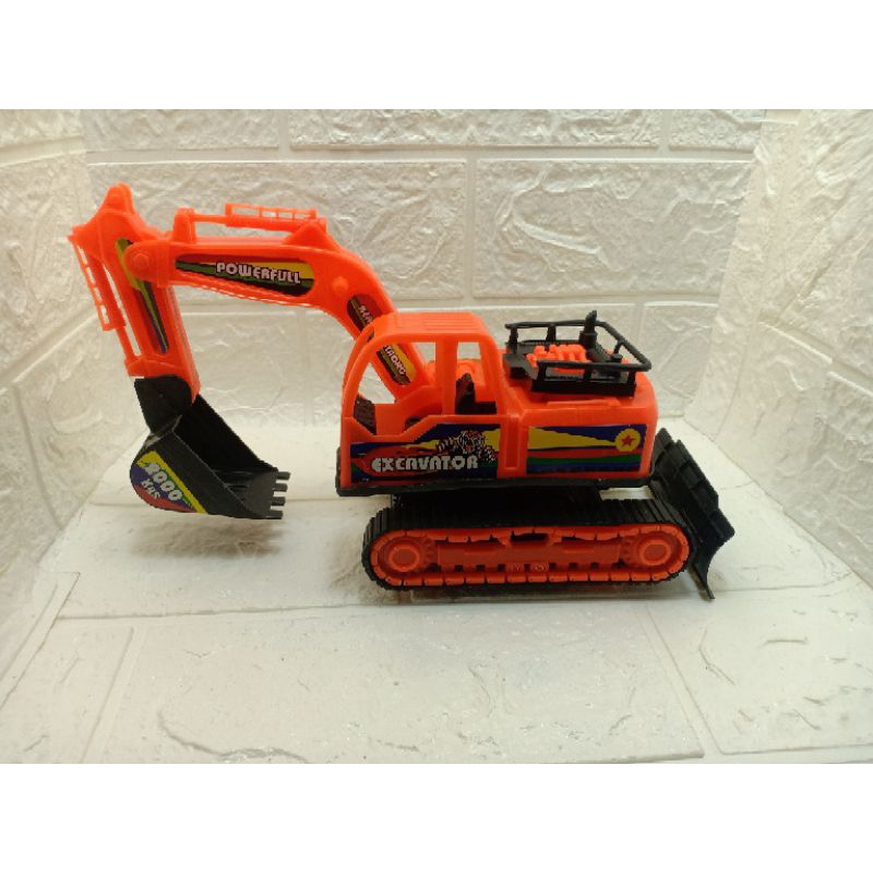 Mainan Anak Truk Beko Excavator bermesin Excavator Truck Mainan Edukasi Anak