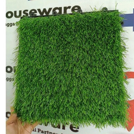Lantai Rumput Sintetis Portable / Decking Rumput Bongkar Pasang / grass artificial UK 30x30cm