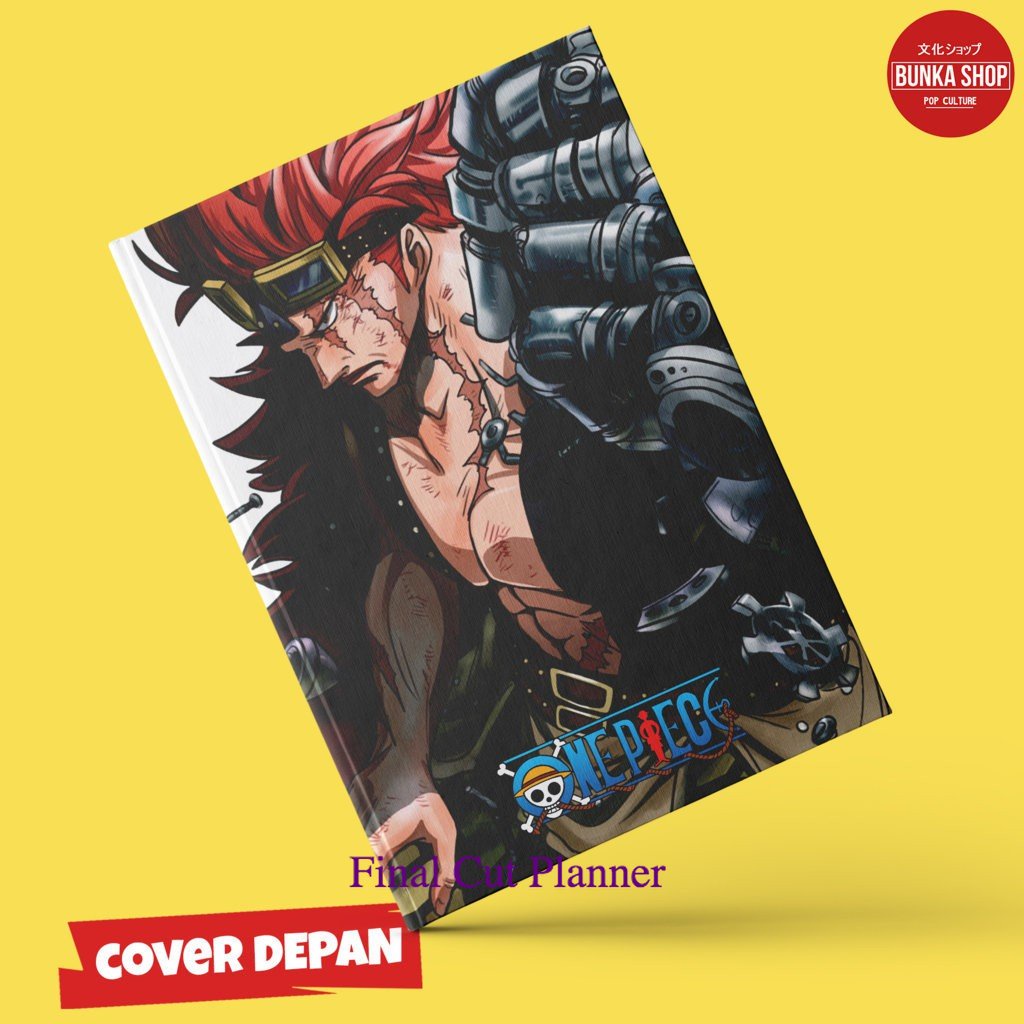 

Note Book Anime One Piece Kid White Hardcover A5 Buku Tulis Catatan Murah .