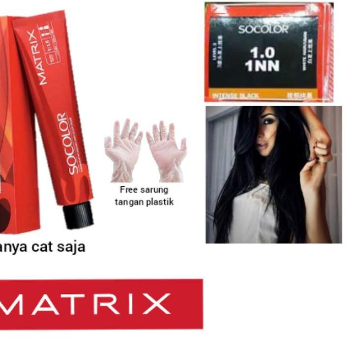 READY ✅Cat Matrix Socolor 1.0 1NN Intense Black 90ml (cat saja)|RA1