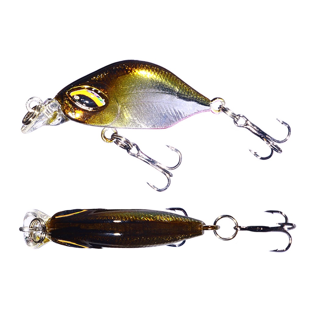 Hengjia 1pc New Umpan Pancing Full Swiming Layer Fishing Lure Sinking Minnow Hardlure Bentuk Ikan Kecil Bahan Plastik 3.8cm 3.3g Small Bait Tackle
