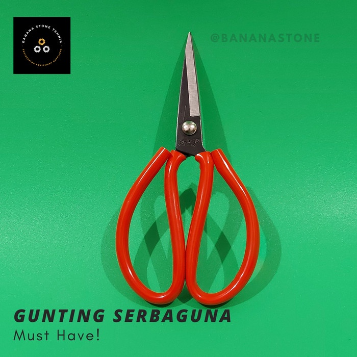 

Menakjubkan Gunting Stainless Gagang Kabel Merah Import Serbaguna Kodok Terbatas