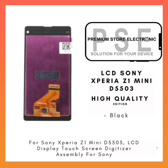 LCD Xperia Z1 Mini D5503 ORIGINAL Fullset Touchscreen Garansi