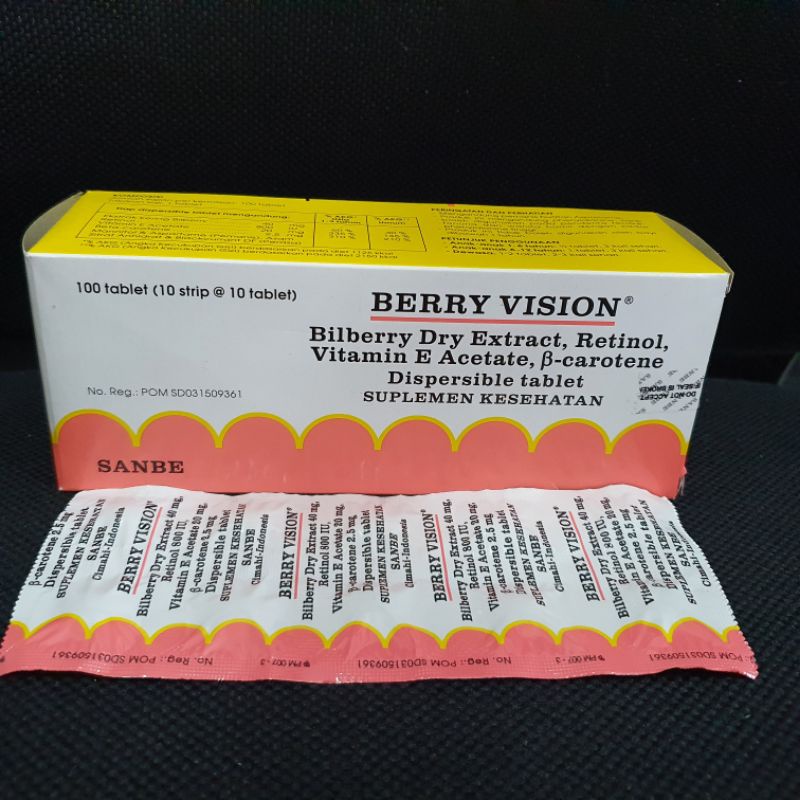 Jual Berry Vision Dispersible Tablet Shopee Indonesia