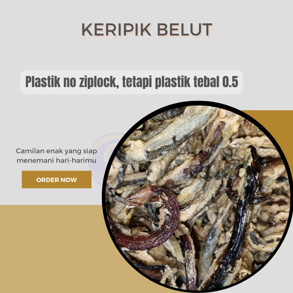 

Keripik Belut 250Gr