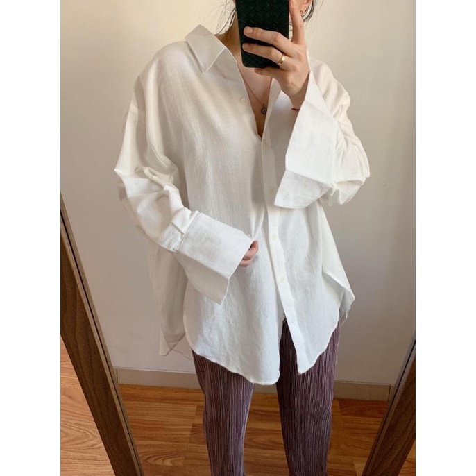 Pocca Oversized Shirt (SAMPLE SALE) Termurah