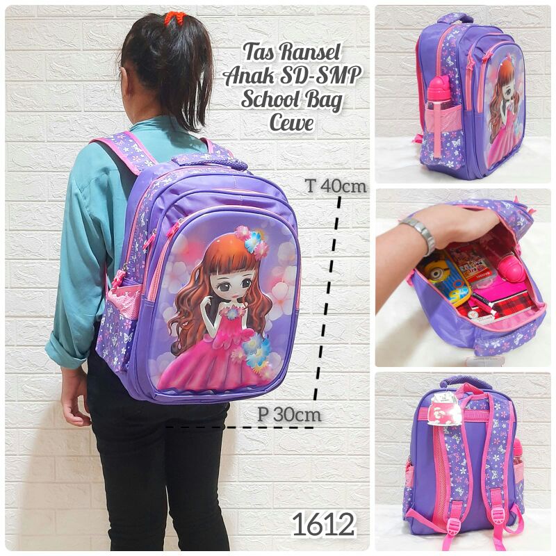 Tas Ransel Anak SD-SMP  Schoolbag Girl Tas Ransel Anak Perempuan