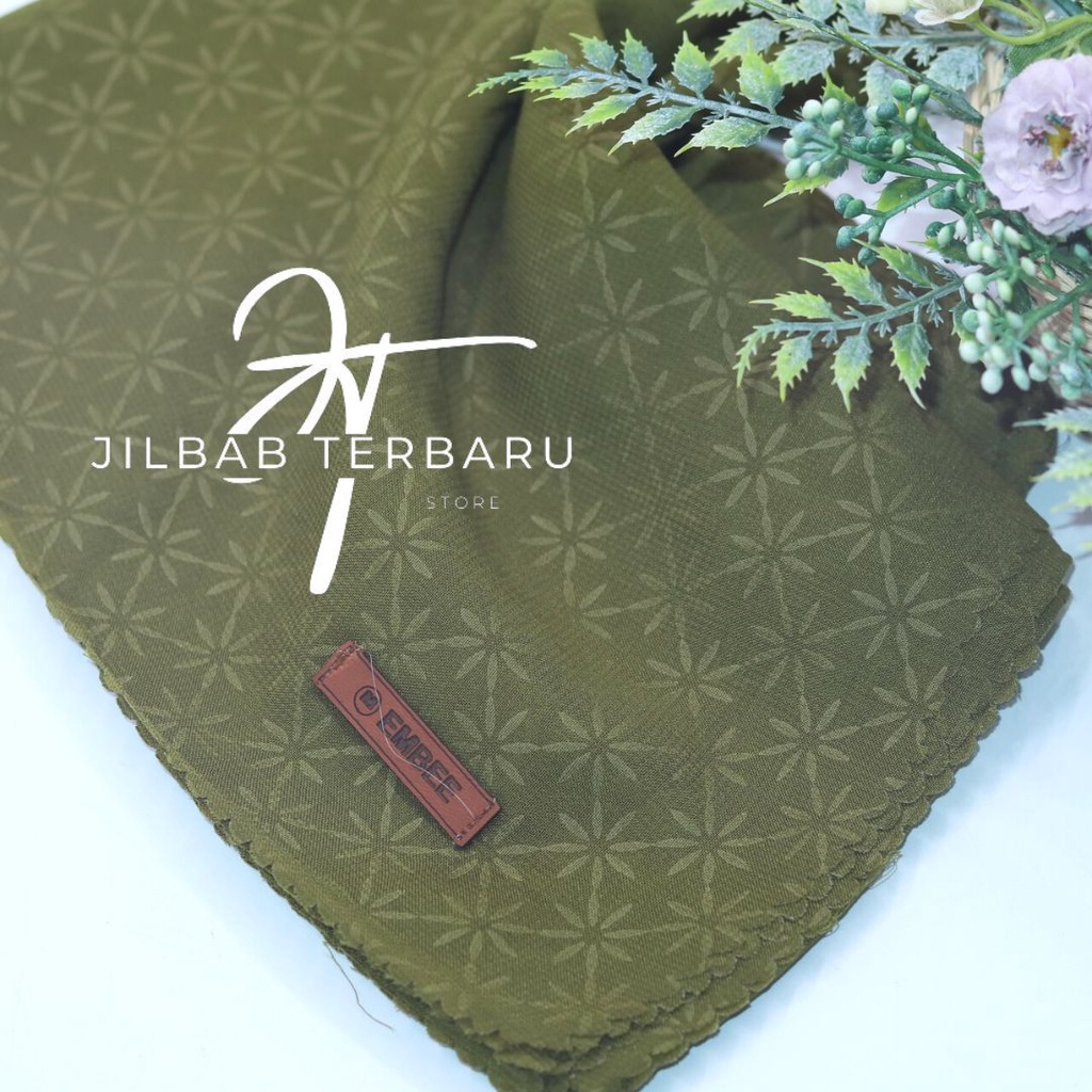 JILBAB SEGIEMPAT EMBOS / HIJAB EMBOS BINTANG / SEGI EMPAT EMBOS LASERCUT / JILBAB SEGI4 EMBOS KERUDUNG SEGI EMPAT  HIJAB TERBARU