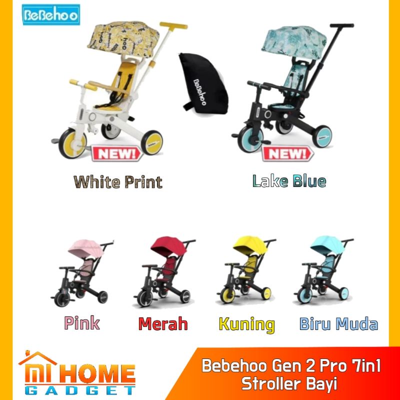 BEBEHOO GEN 2 PRO 7 IN 1 STROLLER BIKE - stroller bayi sepeda lipat