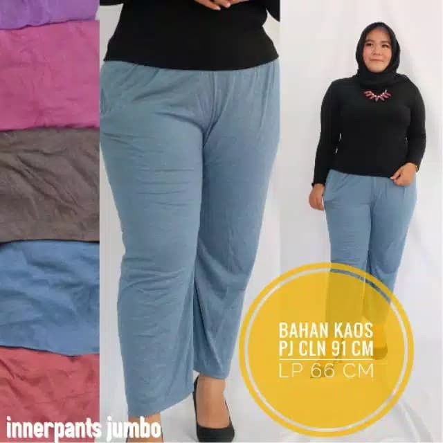 GAMIS CELANA DALAMAN GAMIS/CELAMIS MODEL LOSS WANITA BIGSIZE - Abu-abu, standar best seller abaya re