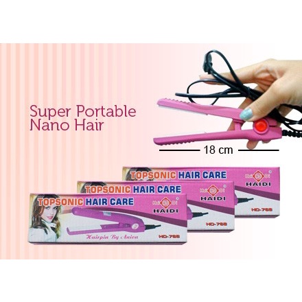 CATOK CATOKAN MINI HAIDI TOPSONIC PELURUS RAMBUT HAIR CARE / TOP SONIC IRONIC HAIR