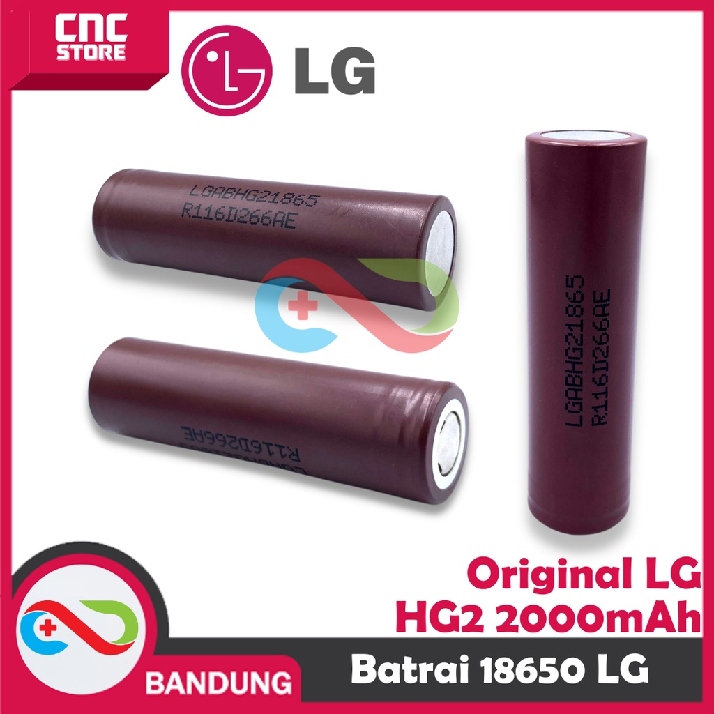 ORIGINAL LG HG2 18650 LIMN 2000mAh BATTERY