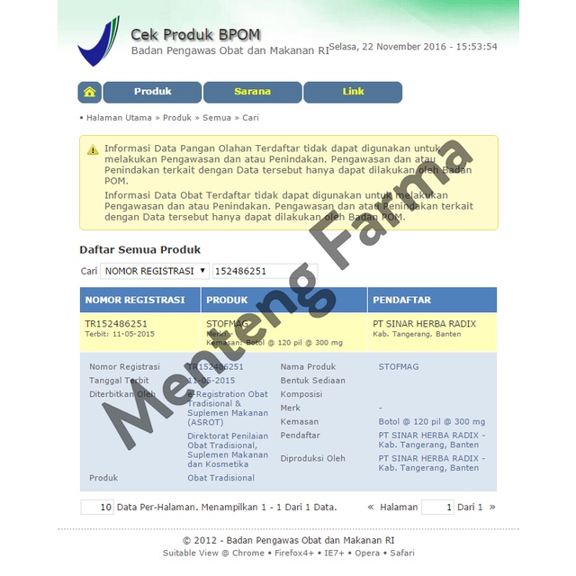 Sehat Lambung Xiang Sha Yang Wei Wan (Stofmag)