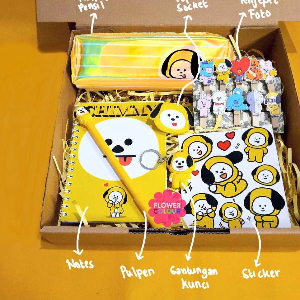 [KODE C7037] PAKET ALAT TULIS KARAKTER BTS BT21