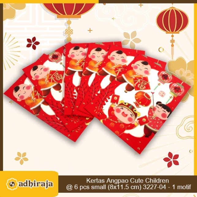 

Angpao Angpau Amplop Imlek 2023 Cute Children Small @6pcs 3227-04