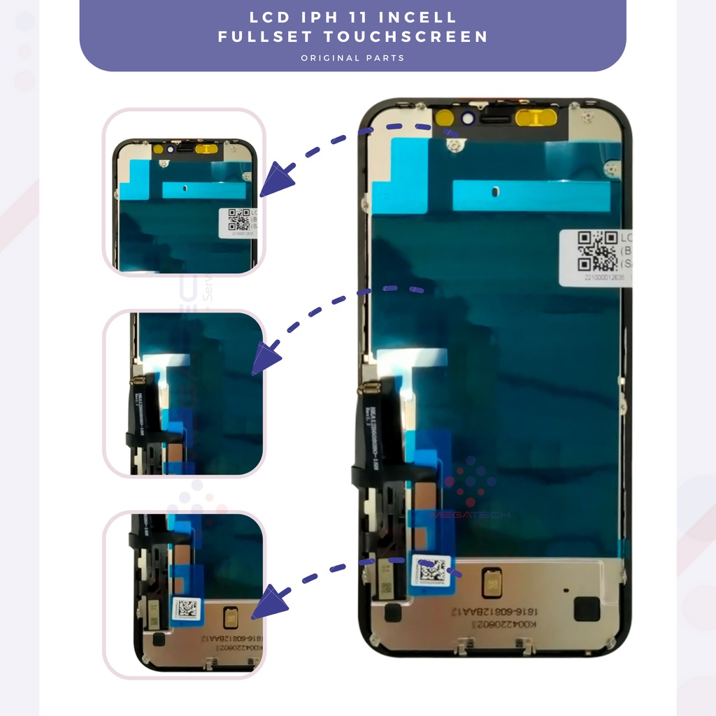 LCD Iph*ne 11 Fullset Touchscreen