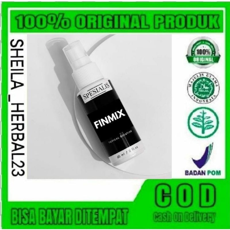 Finmix Hair Serum Finmix Spesialis Rambut Original Atasi Rambut Rontok Parah