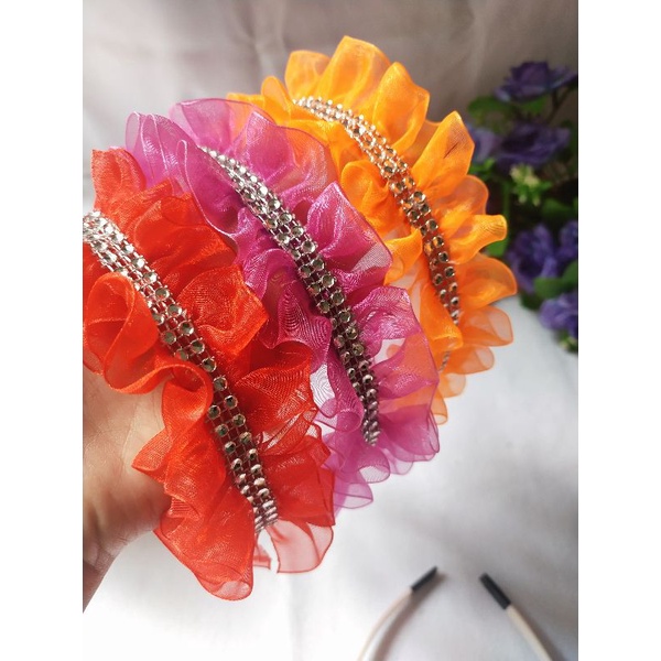 Bando anak perempuan kerut lucu Bando anak cewek terbaru model Korea  Bando anak aksesoris anak pere