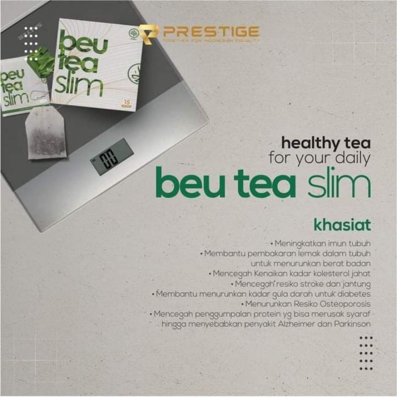 Pelangsing Beu Tea Slim Aman dan Bpom Ori 100%