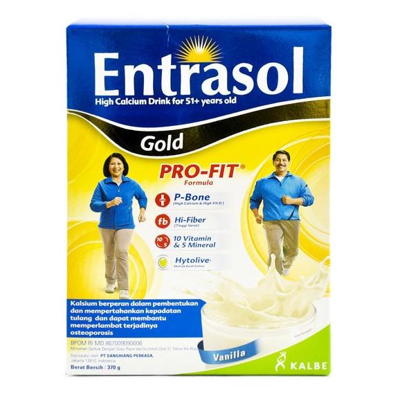 

[ COD ] ENTRASOL Gold Pro-Fit Vanilla 370gr for 51 Plus Years Old