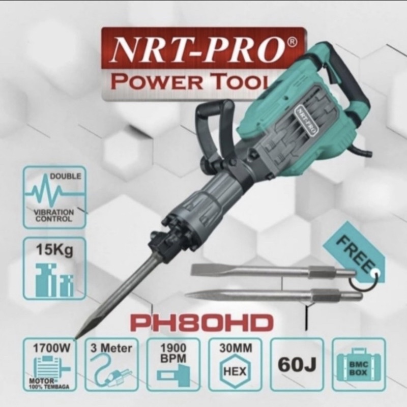 Jack Hammer NRT-PRO PH80HD | Bor Bobok Beton