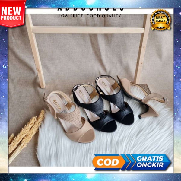 Heels Kondangan Wanita Model Hak Tahu Heels Hak Tahu Wanita Kekinian Haihill Cewek Pesta Import Sand