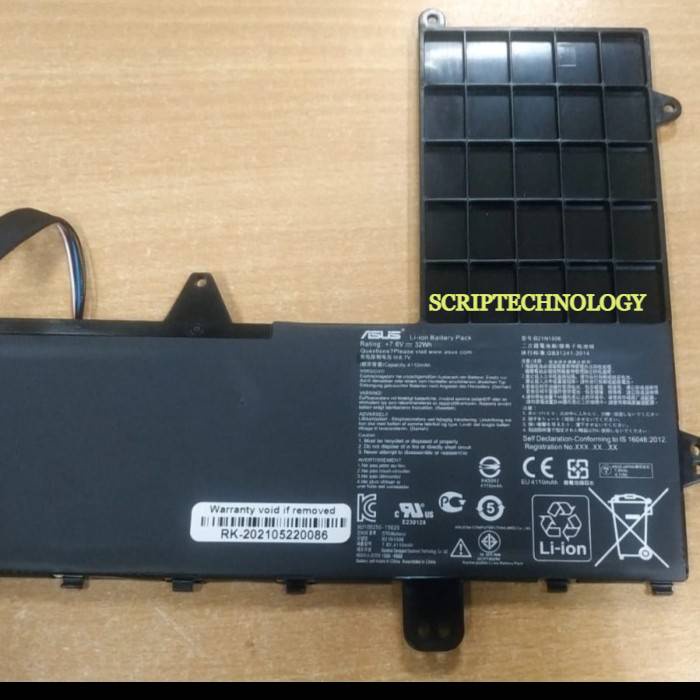 Baterai Original Asus E402 E402MA E502S E502SA B21N1505