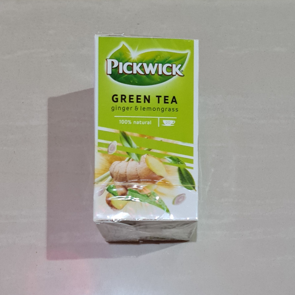 

Pickwick Green Tea Ginger & Lemongrass 20 x 1.5 Gram