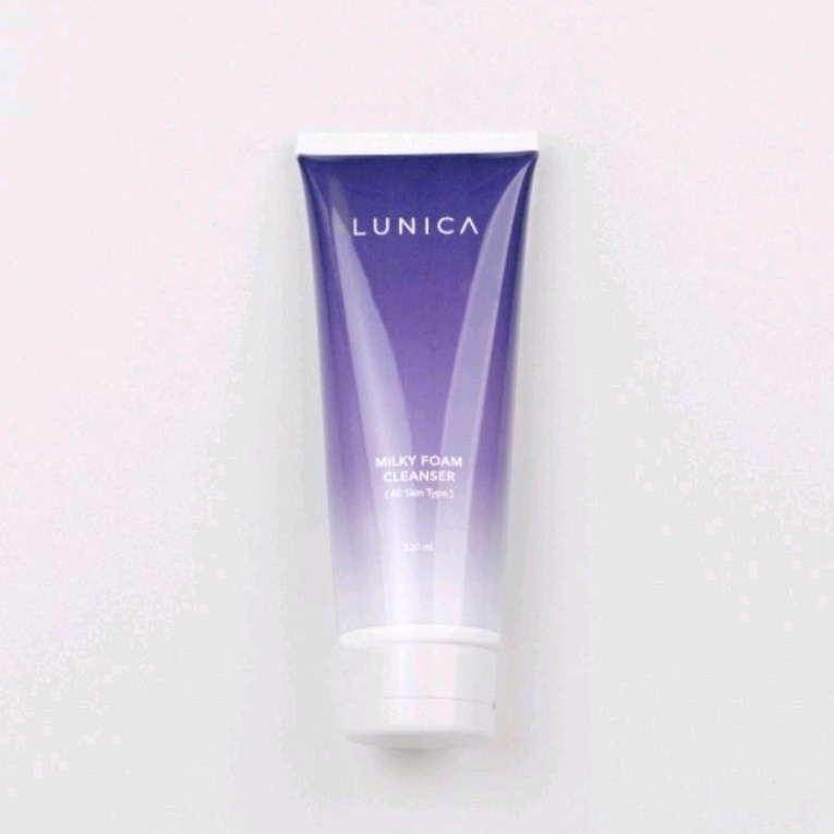 LUNICA MILKY FOAM CLEANSER BRIGHT &amp; MOIST FACIAL FOAM