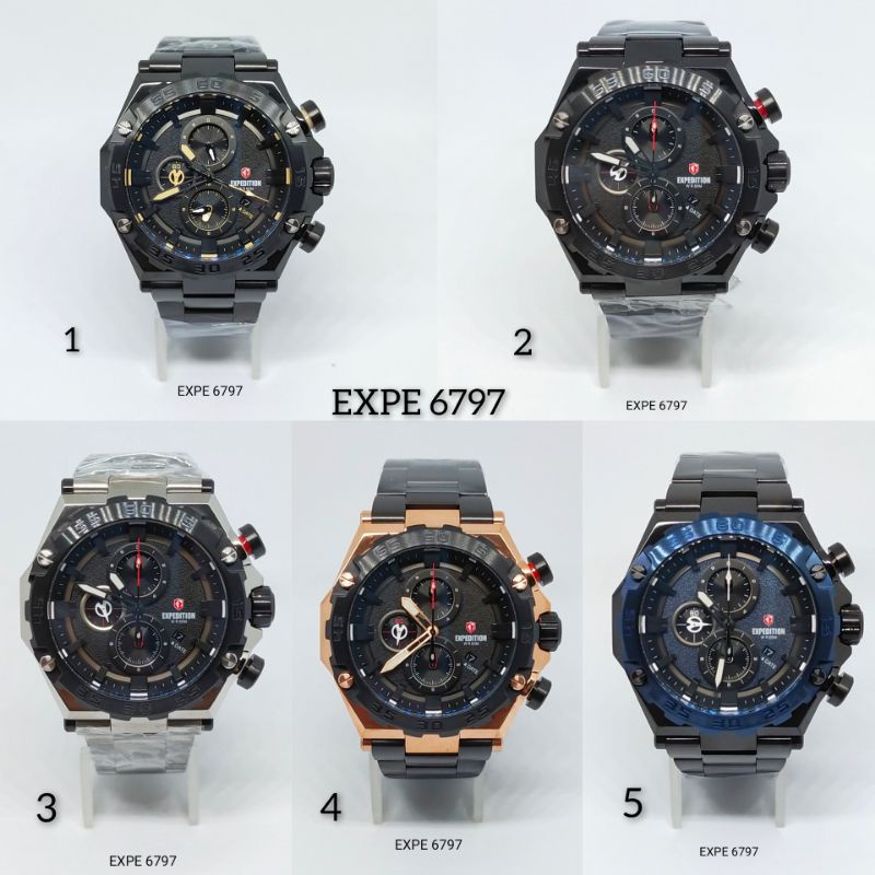 Jam Tangan Original Pria Expedition E6797M Stainless